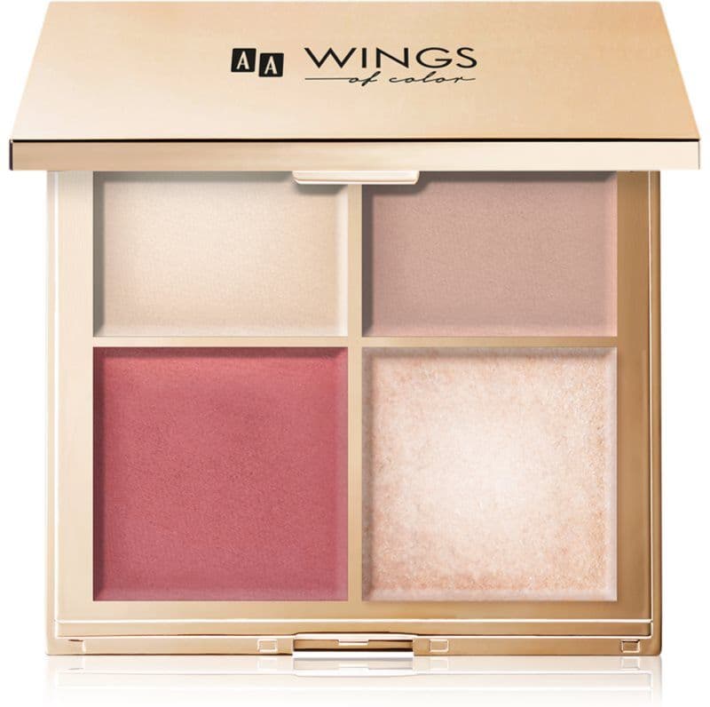 AA Wings of Color Star Secrets Gold Contour Palette μικρή παλέτα περιγράμματος 5 γρ