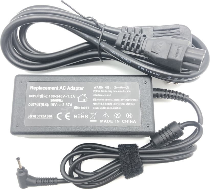 T-ProTek 45W EU-stekker adapter netvoeding oplader voor Samsung Ultrabook NP900X3D-A03US