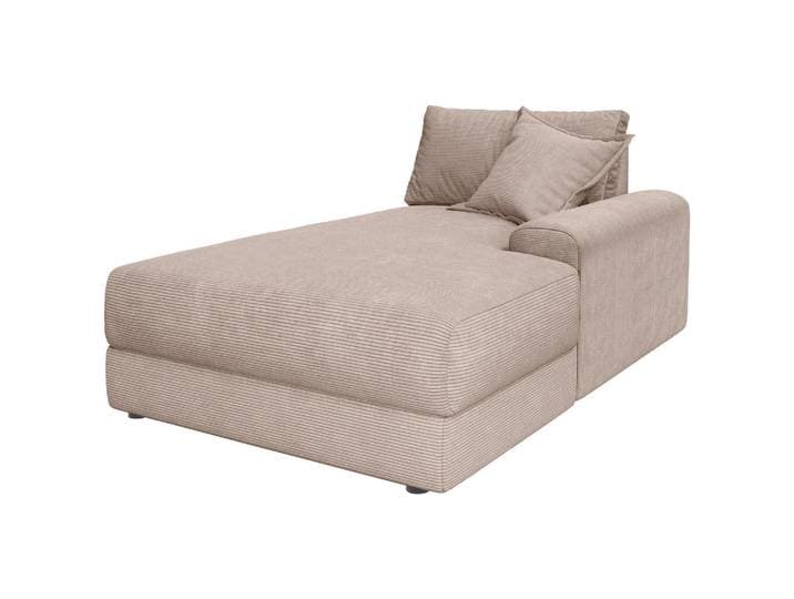 Carryhome Bigsofa, Rosa, Kunststoff, Füllung: Schaumstoffflocken,Schaumstoffflocken, 117x93x190 cm, Rücken echt, Wohnzimmer, Sofas & Couches, Bigsofa