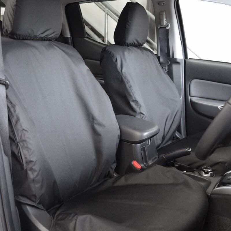 Huse Scaune, Trux Personalizate Impermeabile Față, Mitsubishi L200 Cabină Dublă 2019 - 2021