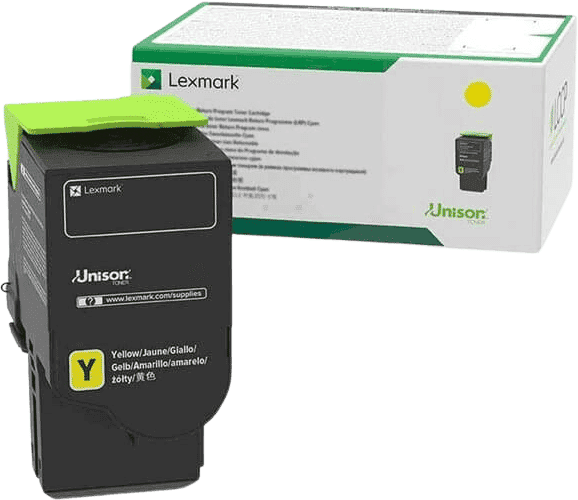 Lexmark 78c20y0 Gul Original Toner 1400 Sider