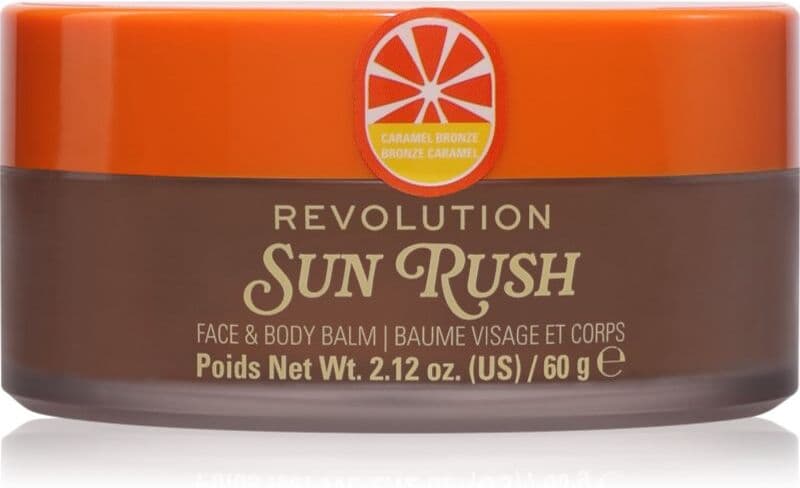 Revolution Sun Rush Face & Body Balm after-sun balm with brightening effect shade Caramel Bronze 60 g