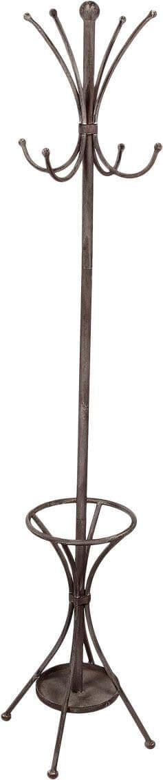 Garderobenständer AMBIENTE HAUS, grau, B:41cm H:175cm T:41cm, Metall, Garderobenständer, Garderobenständer grau Einheitsgröße