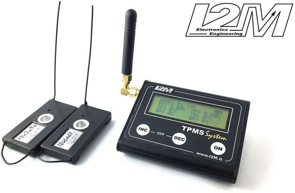 Sensore Pressione Temperatura Pneumatici Tpms System I2m Con Display