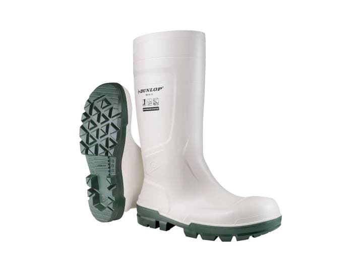 Stiefel DUNLOP Work-It Gr. 44, weiß, 44, Obermaterial: 100% PVC PVC., Schuhe, Stiefel
