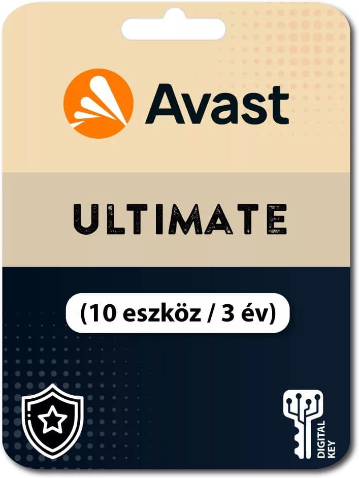 Avast Ultimate (10 eszköz / 3 év)