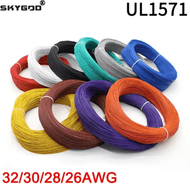 Inspire Picks UL1571 PVC Insulated Tinned Copper Electronic Wire For LED And DIY Wiring purple 200 Meters 26awg