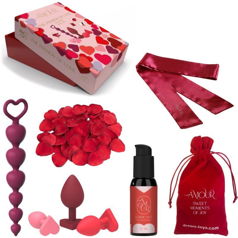 Dream Toys Amour The Passion Of Love Alluring Anal Kit zestaw akcesoriów erotycznych 8 szt.