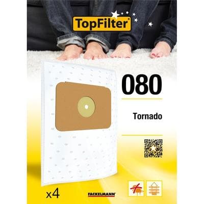 Top Filter 4er-Set Tornado TopFilter Premium Staubsaugerbeutel