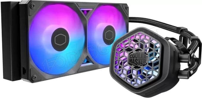 Kit Watercooling AIO Cooler Master MasterLiquid Atmos II VRM RGB - 240mm (Noir)