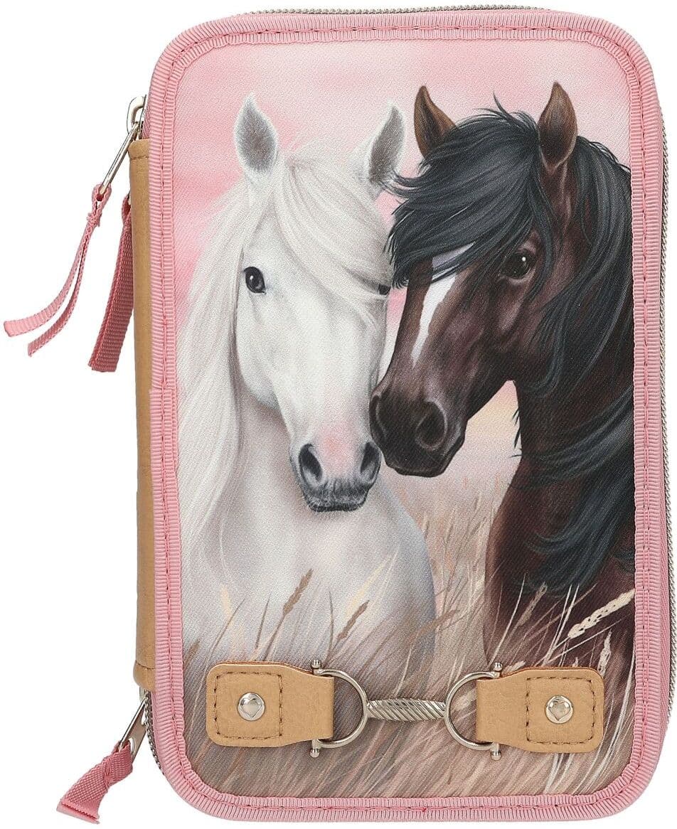 Miss Melody - Triple Pencil Case DUSTY ROSE