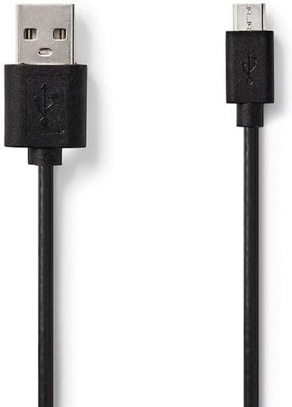 Kabel NEDIS USB-A ha - USB Micro B 1m sv