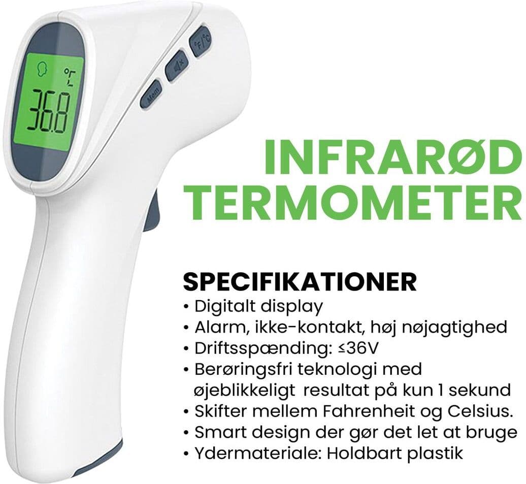 Infrarød Termometer - Bør Finnes I Alle Hjem - Partikjøp