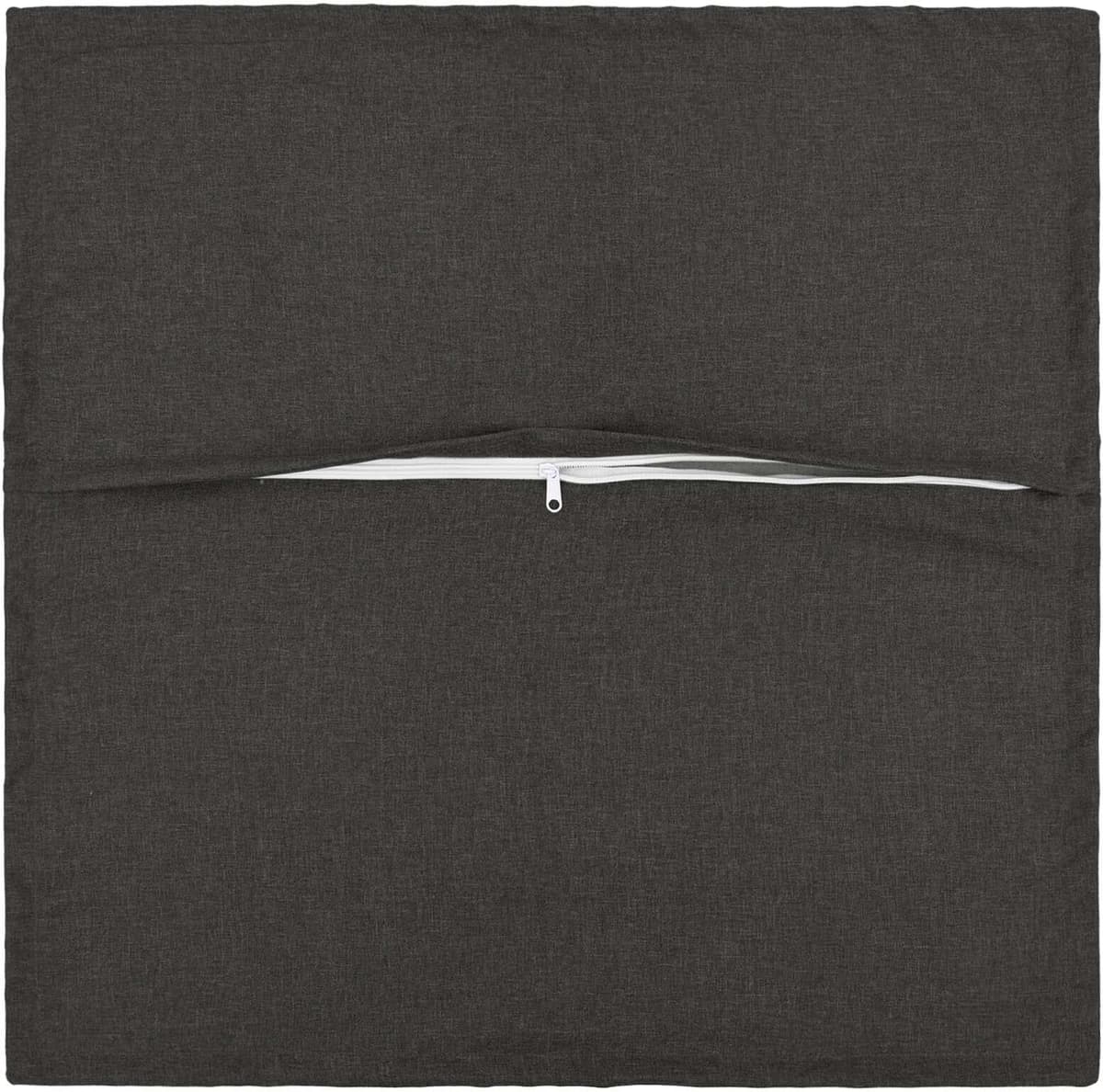 vidaXL Housse de coussin 6 pc HOUTEN Gris foncé 50 x 50 cm