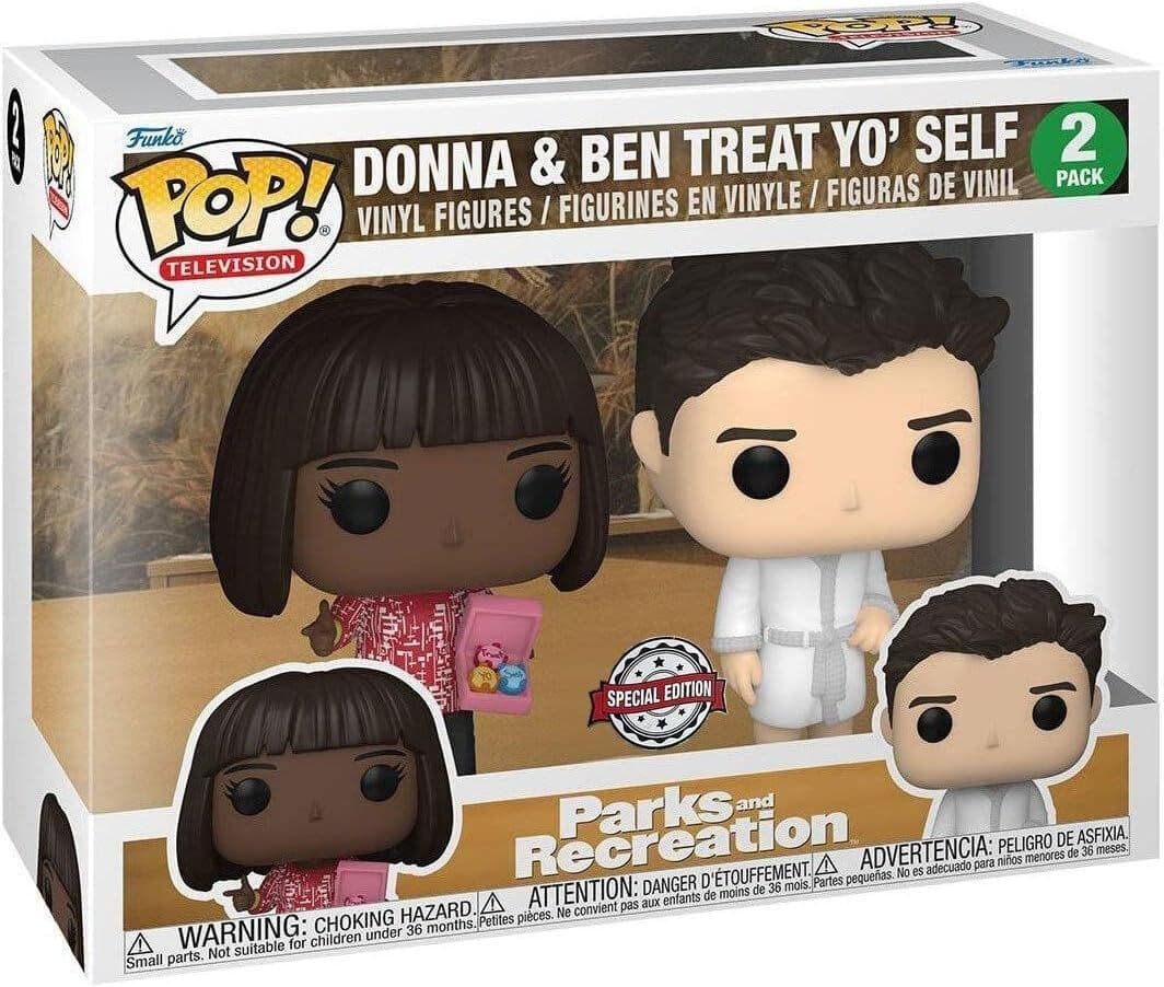 Funko Pop! 2-Pack Television: Parks and Recreation - Donna & Ben Treat Yo'
