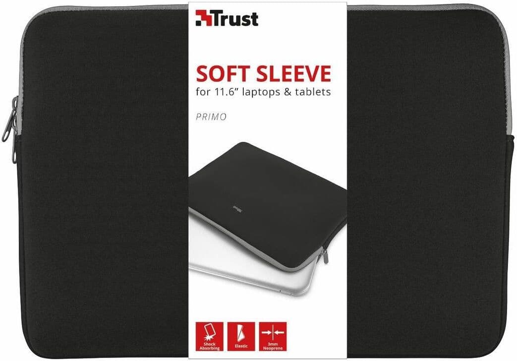 Trust Primo Sleeve 11,6"" musta