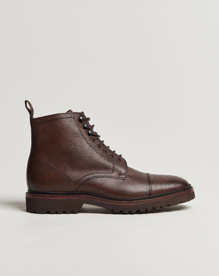 Loake Shoemakers Aquarius Grained Lightweight Boot Dark Brown men EU42,5 Brun