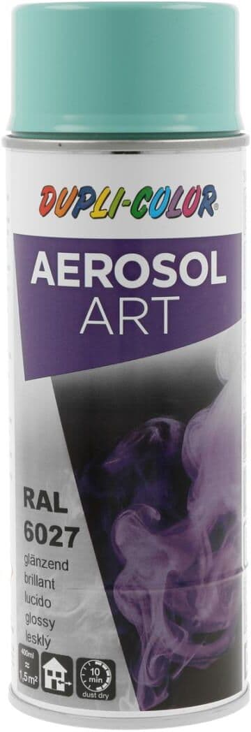 european aerosols DUPLI-COLOR Aerosol Art RAL 6027 lichtgrün glanz, 400 ml