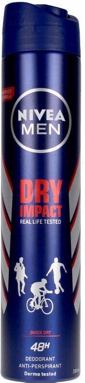 Nivea Men Dry Impact desodorante vaporizador 200 ml