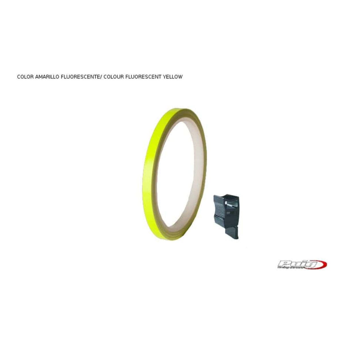 Puig FALGENSTREIFEN 6 METER+APLIKATOR GELB FLUORESZIERE | 4542G