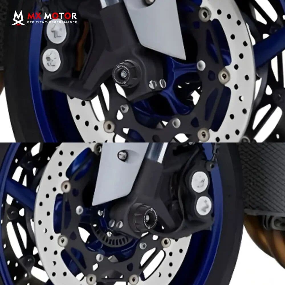 NONE Motorcycle Front Rear Wheels Proetct For BMW S1000R M1000R 2012-2026+ Front Axle Rocker Arm Fork Crash Slider