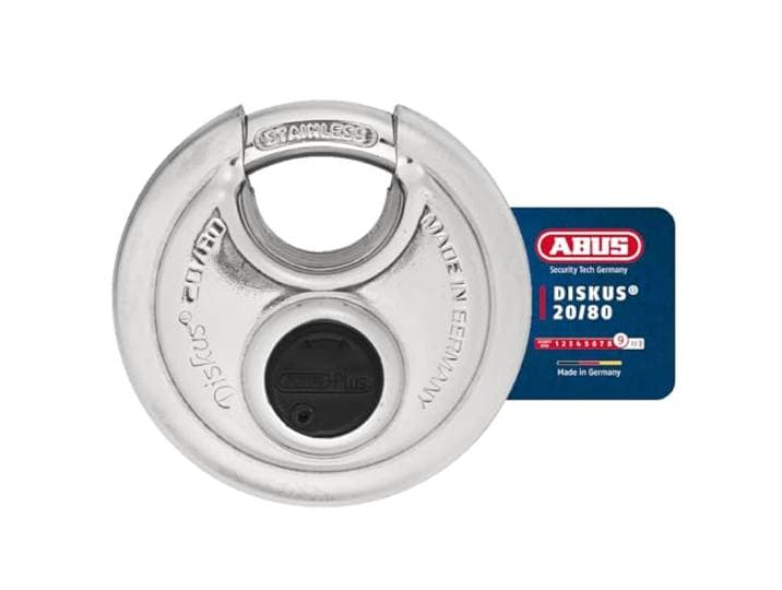 ABUS Hangslot Discus 20/80 - Weerbestendig, Veiligheidsniveau 9