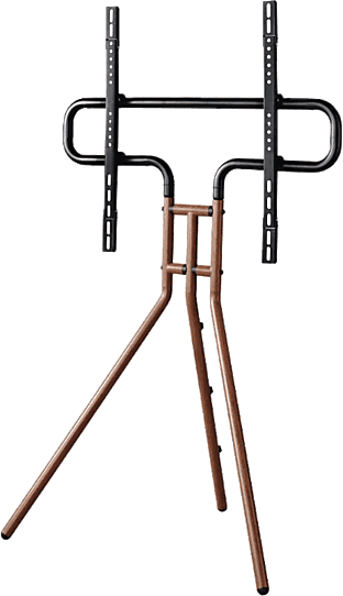 Soporte TV - Hama Easel Design 00220872, de 37" 75", VESA Hasta 600 x 400, Fijo, Nogal