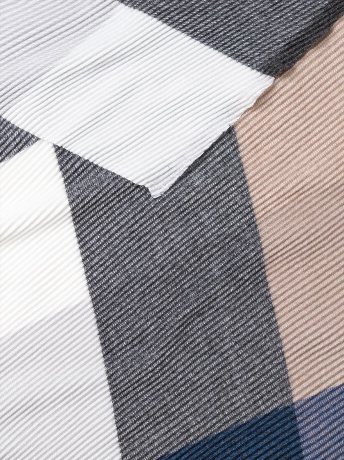 Walbusch Plissee-Schal, , Farbe Blau, 01, kuschelweich modisch plissiert Damen