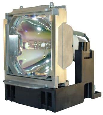Jaspertronics™ Lamp & Housing for the Mitsubishi FL6700U Projector w Original Ushio Lamp Inside - 1 Year Warranty