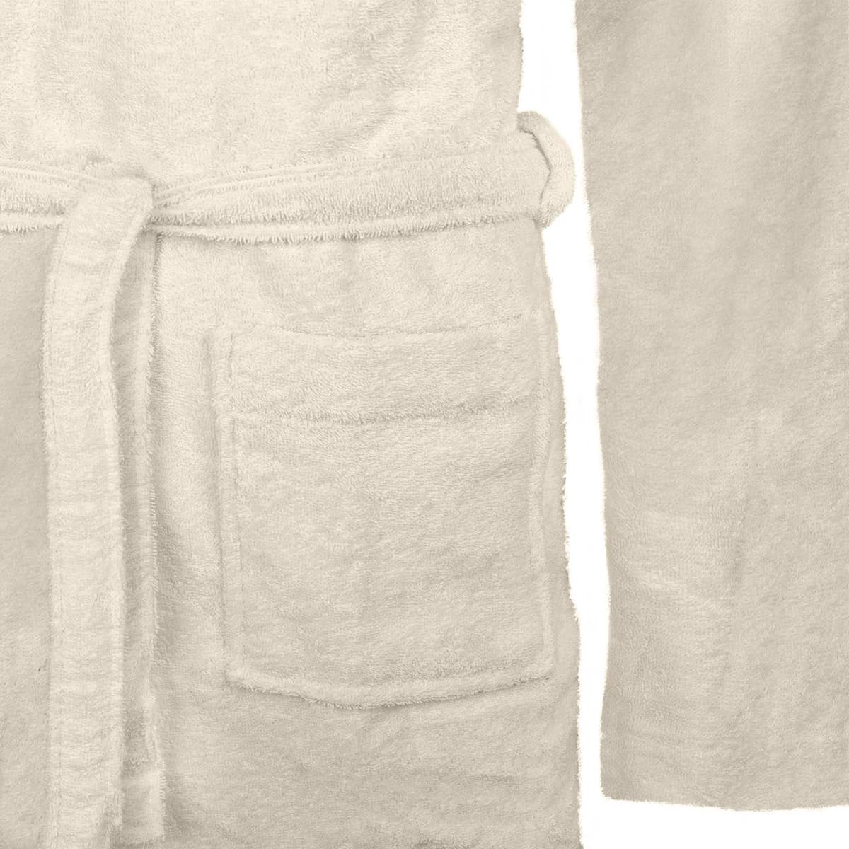 vidaXL Peignoir KINN Crème S Coton