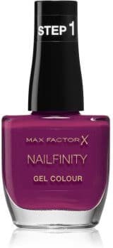Max Factor Nailfinity Gel Colour unhas de gel sem usar lâmpada UV/LED tom 340 VIP 12 ml. Nailfinity Gel Colour