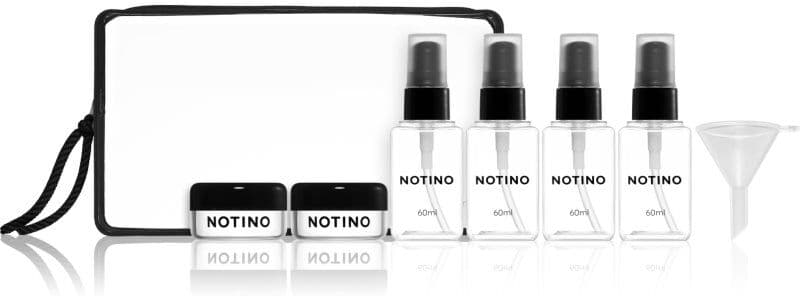 Notino Travel Collection Travel Bottle Set pojemniki podróżne Black