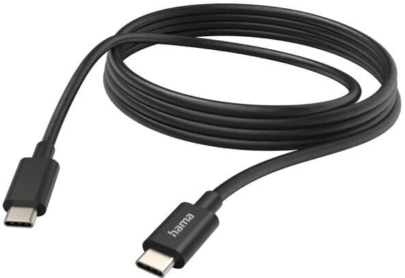 CABO TELEMÓVEL HAMA USB-C /USB-C 3M BK