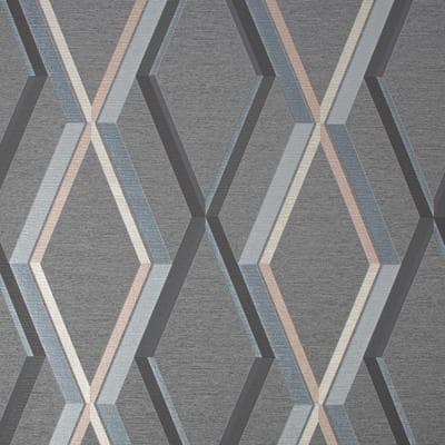 Vliestapete SUPERFRESCO EASY "Prestige Geo", grau (dunkelgrau), B:0,53m L:10m, Vlies, Tapeten, Dunkelgrau - 10mx52cm