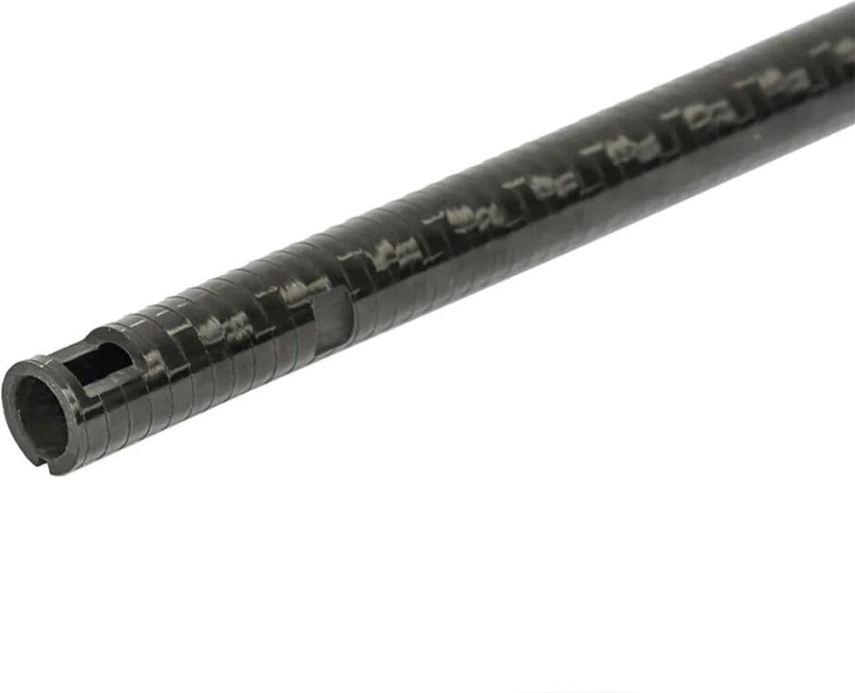 Air System+ Cañón De Fibra De Carbono De Precisión Para Vsr 6.03 Mm Black 500 mm