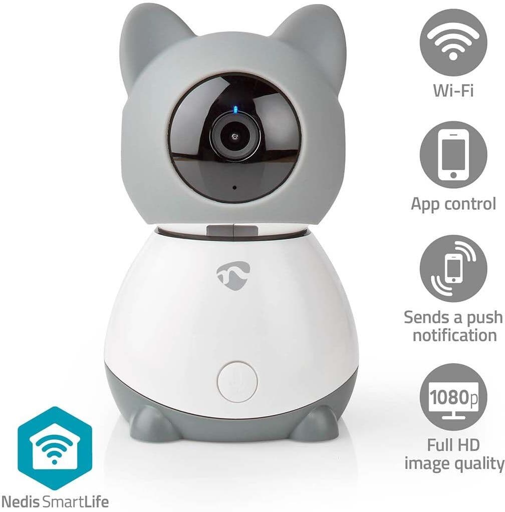 Kamera, Innedørs Overvåkning, Babycall - Smartlife Kamera Med Wi-Fi Full Hd - Nedis