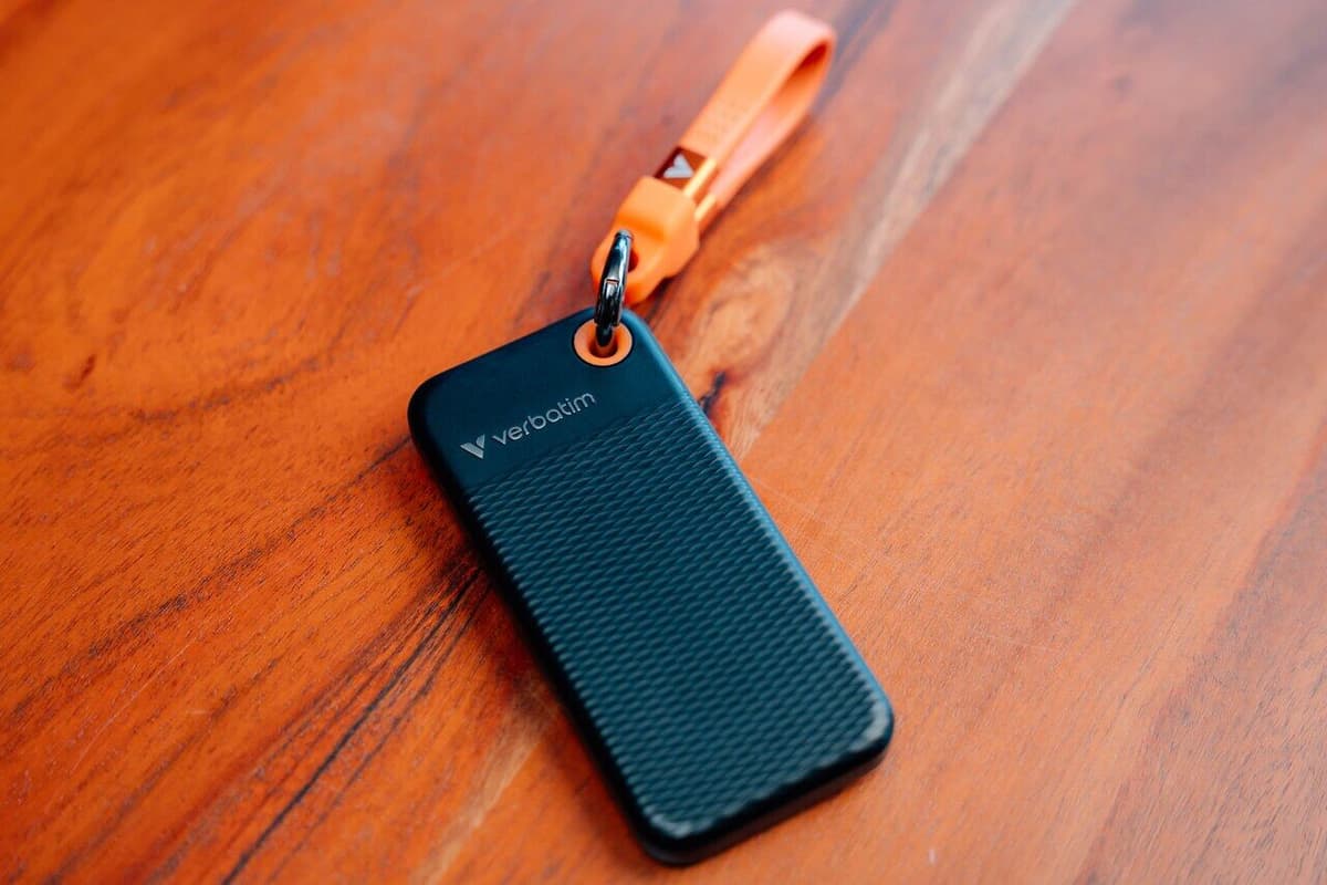 Verbatim Pocket SSD USB 3.2 Gen 2 512GB - Black/Orange