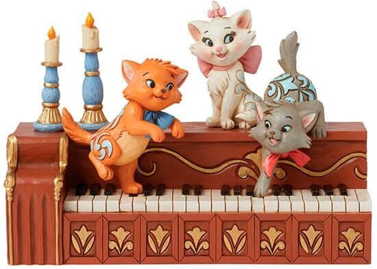Disney Traditions by Jim Shore Aristocats Kittens on Piano Figurine