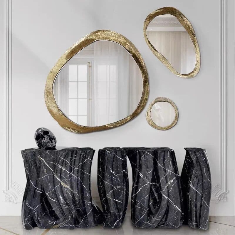 NONE Large Full Body Mirror Floor Mirror Bedroom Wall Free Games Bed Room Decoration Items Home Deco Wall Art Miroir Mural Decor