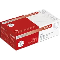 UNIGLOVES Latexhandschuhe COMFORT 1202 puderfrei Gr. S Box a 100 Stück