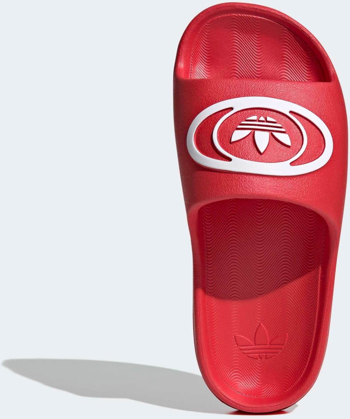 Badesandale ADIDAS ORIGINALS "ADILETTE 00S BADESCHLAPPEN", Herren, Gr. 43, rot (better scarlet, ftwr weiß, none), Synthetik, Schuhe Badesandale, Badelatschen better scarlet, ftwr weiß, none 43