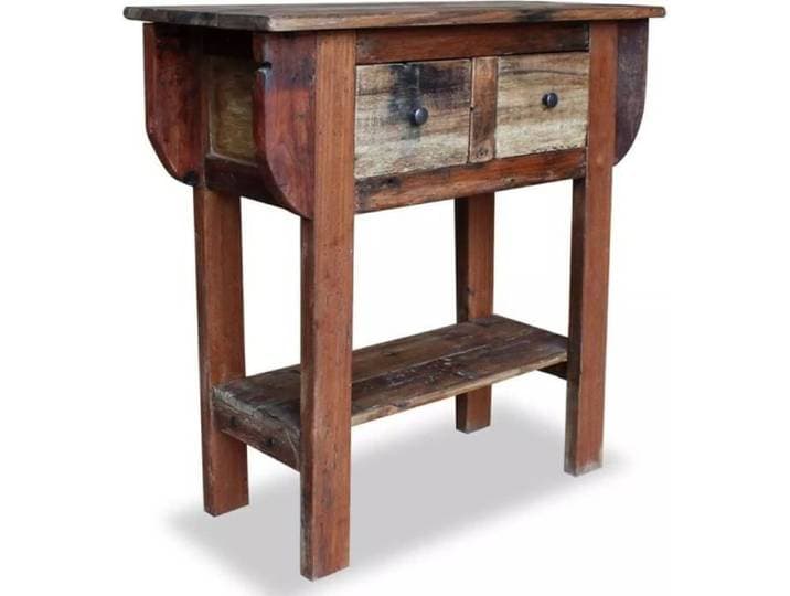CHEZ7530Elégant - Table Console Table d'Entrée Vintage décor - Table de drapier Console - style industriel Armoire console Table d