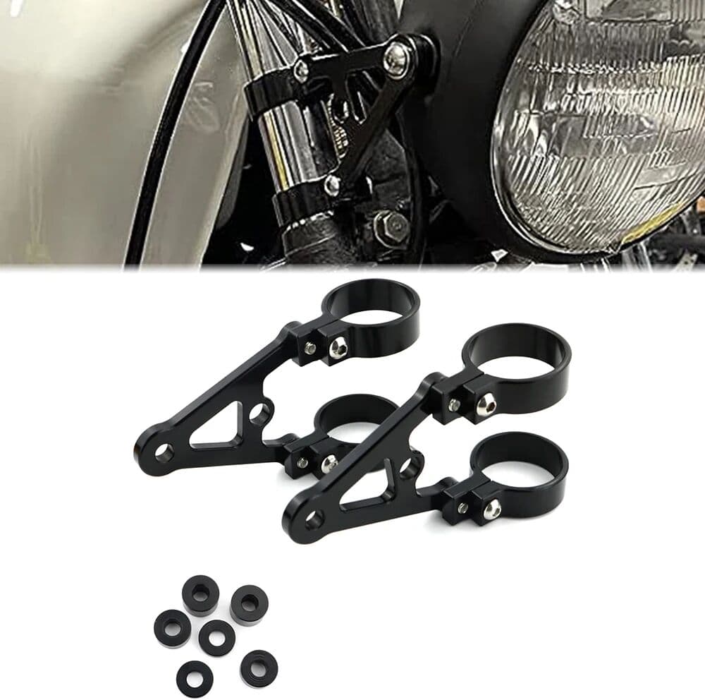 Xracingmoto For Triumph Thruxton 900/1200 Classics Bonneville T120/T100 Bobber 41mm Motorcycle CNC Front Fork Tubes Mount Headlight Bracket
