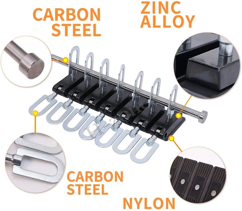 NONE 1Set Reusable car dent repair tool paint-free body sheet metal removal tool metal long rod puller heavy duty adhesive puller