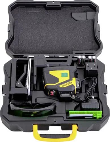 Prexiso PLC3-360G 360°-Linienlaser grüner Laser, inkl. 360° Laser, inkl. Akku, inkl. Box Reichweite (max.): 60m