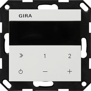 Gira Radio IP 232003 Internetradio, WLAN, Bluetooth, Unterputz-Radio reinweiß glänzend