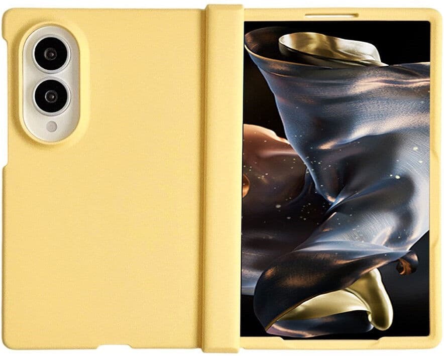 Samsung Galaxy Z Fold8 EIDERWOOD Hårdt Plastik Mobilcover m. Hængsel - Gul