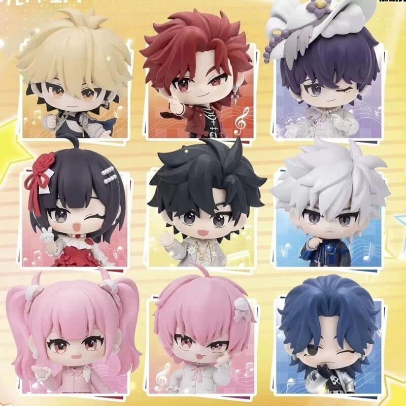 Hot Toys Genuine BilibiliGoods Link Click Dream Out Time‑Escape Series Q‑Version PVC Figure Blind Box Cute Desktop Display Ornament Gift