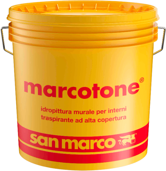 Idropittura traspirante ad alta copertura Marcotone San Marco