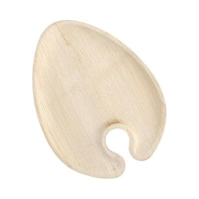 Papstar 25 Cater Plates Palmblatt "pure" oval 1,3 cm x 18 cm x 23,5 cm